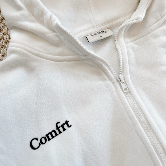 Comfrt Cloud Zip Hoodie white small - oversized - perfect condition! - Picture 6 of 10